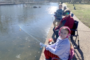 Rainbow Trout Release in Burnet