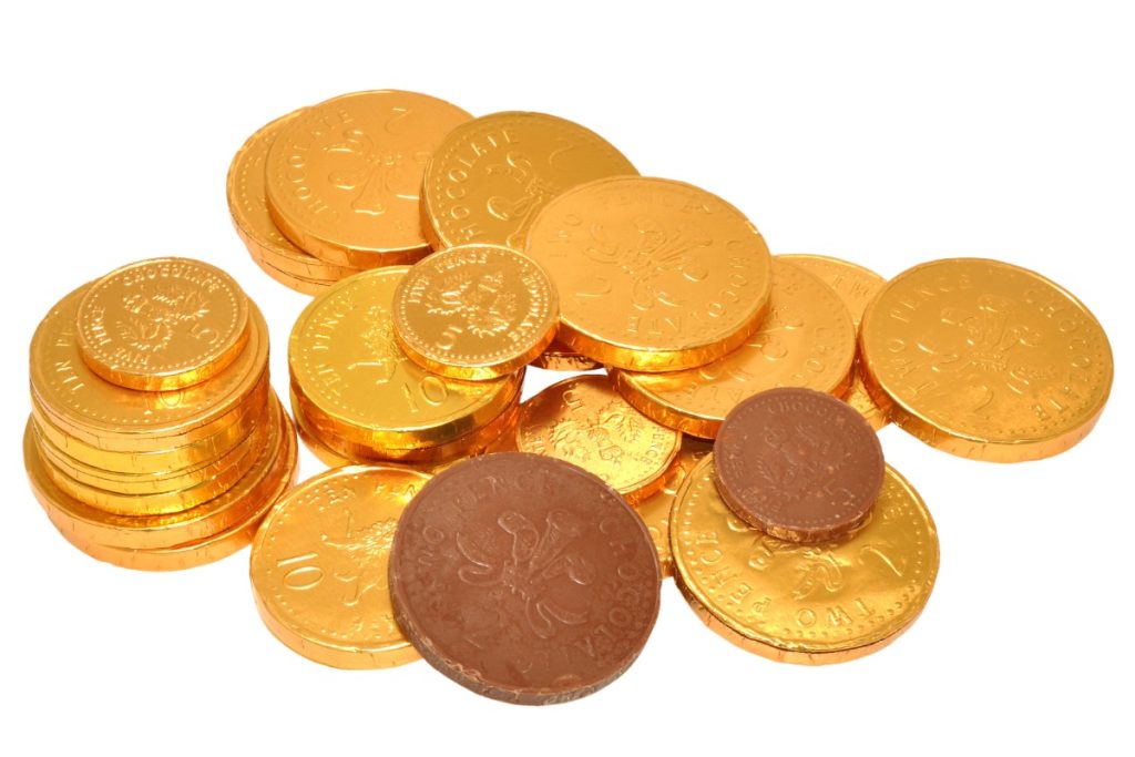 chocolate coins