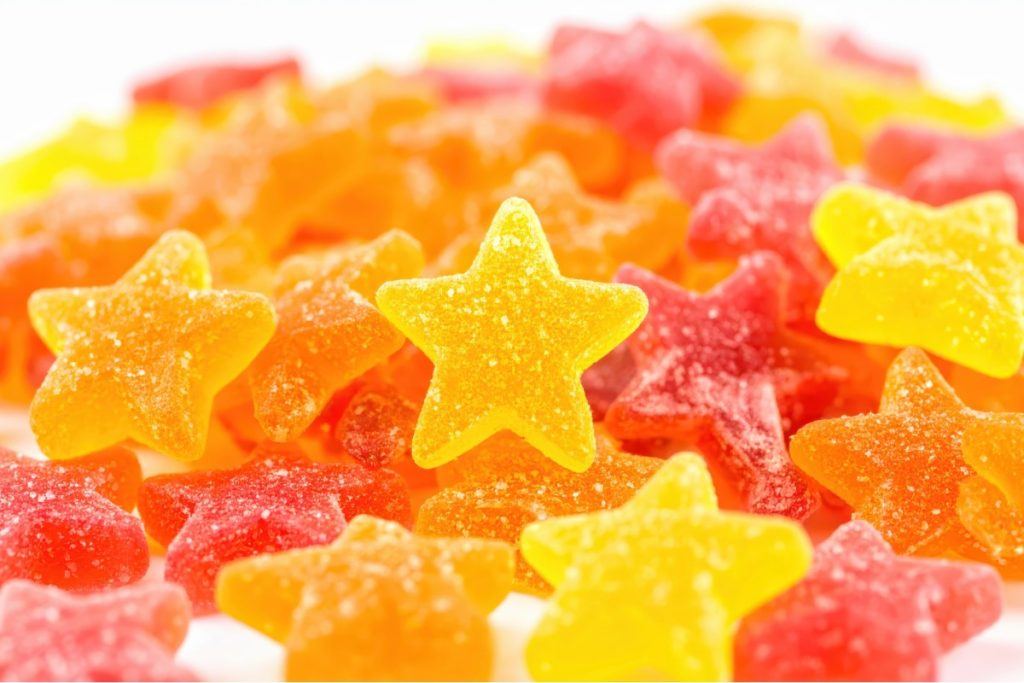 star shaped gummies