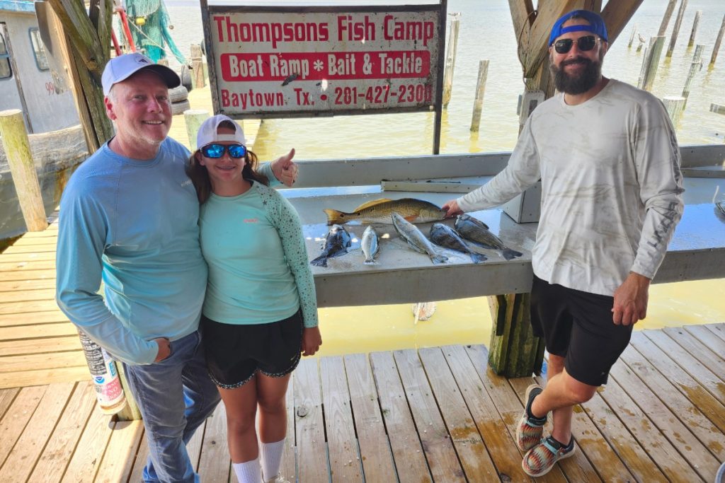 people with fish