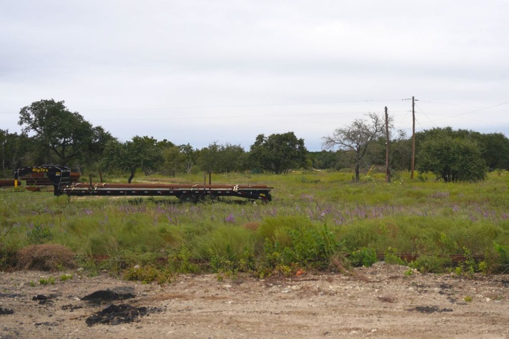 This 4.4-acre tract could become a 12-unit retail development after the Burnet City Council approved a zoning change allowing commercial buildings on the property. Staff photo by Caden Senn