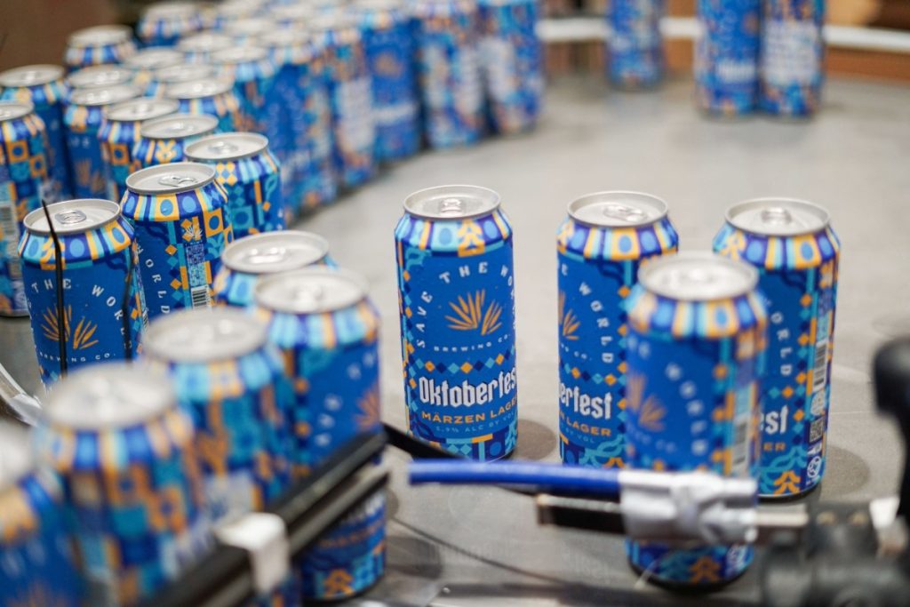 Save the World Beer cans